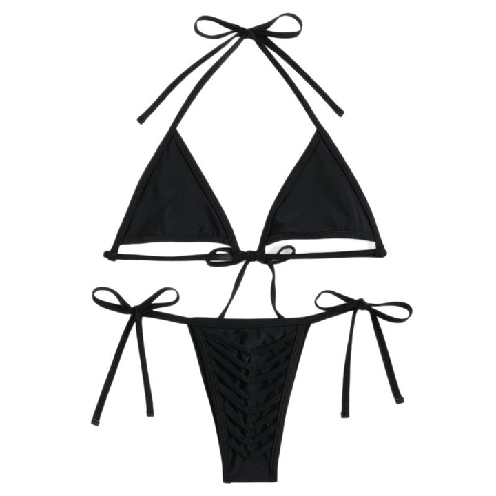 Damen Triangel-Bikini mit eleganten Schnürdetails Drune