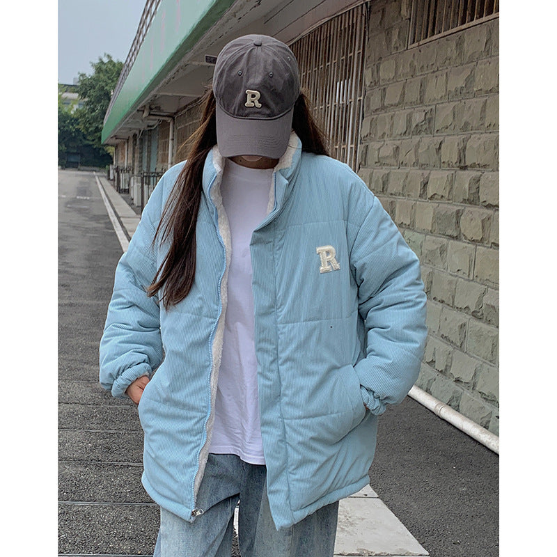 Damen Casual Steppjacke mit hohem Kragen und Seitentaschen Drune