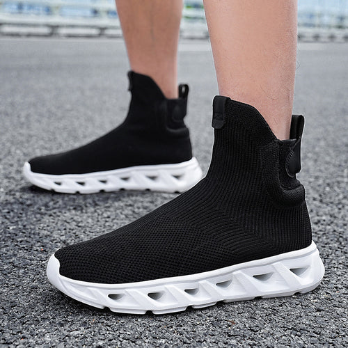 Herren Stretch Strick Slip-On Sneaker Drune