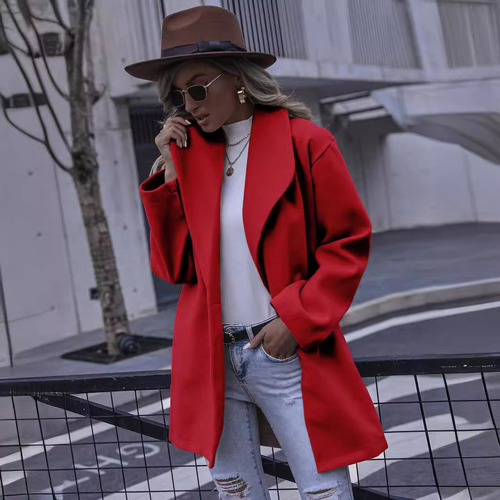 Damen Elegante Oversized Jacke Drune