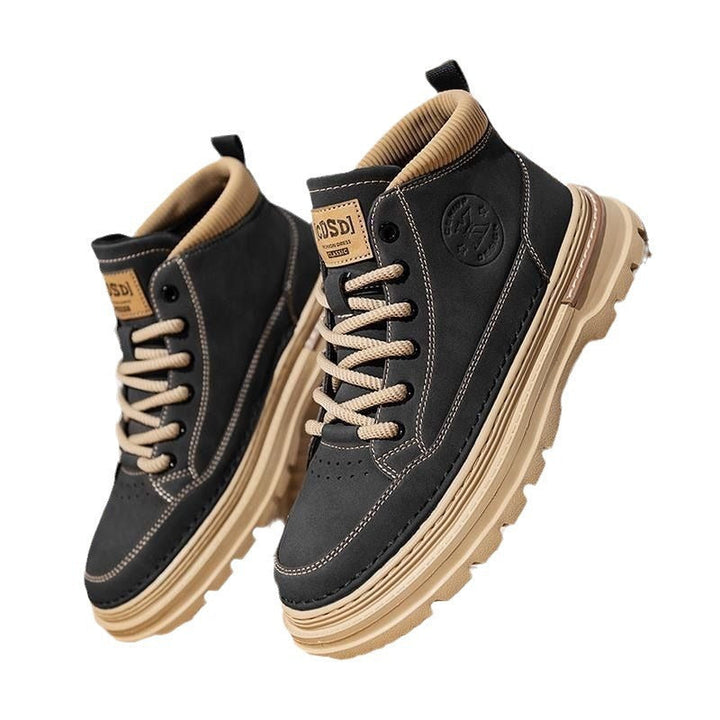 Damen modische High-Top Sneakers mit komfortabler Polsterung und rutschfester Sohle Drune