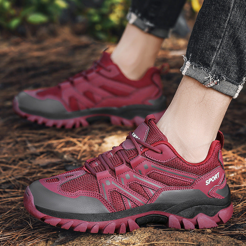 Herren nan robuster Trailtrekkingschuh mit wasserabweisender Membran, verstärkter Zehenkappe und griffiger Geländelaufsohle Drune