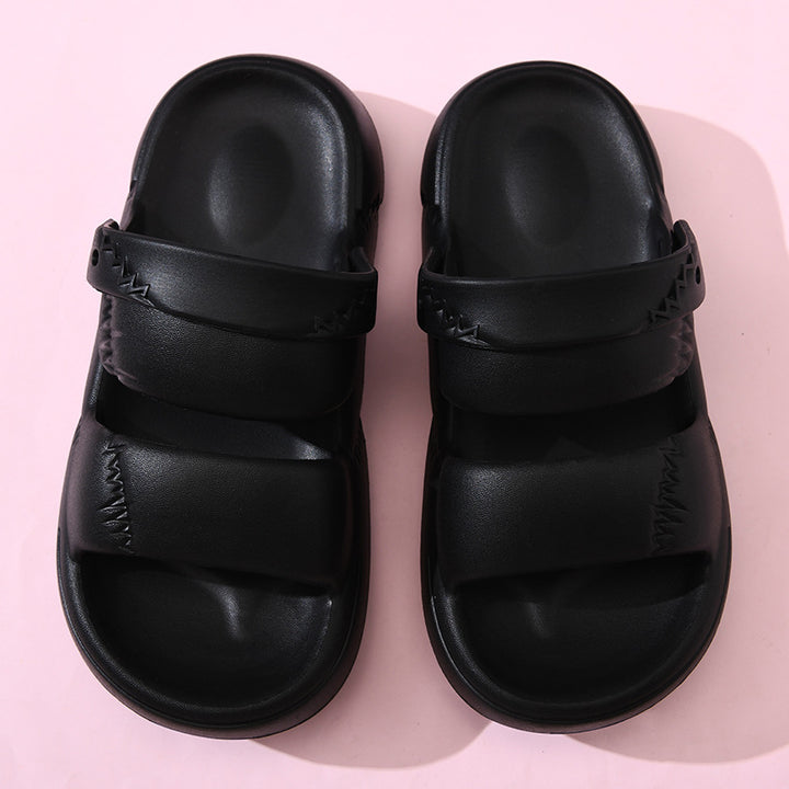 Femme verstellbare Riemchensandalen mit gepolsterten Riemen Drune