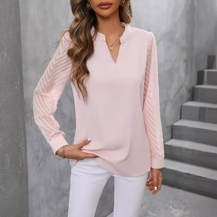 Damen Bluse mit raffinierten Ärmeln Drune