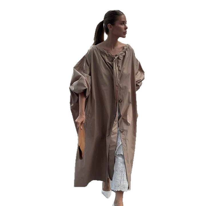 Damen urbaner Utility-Mantel mit lockerer Passform Drune
