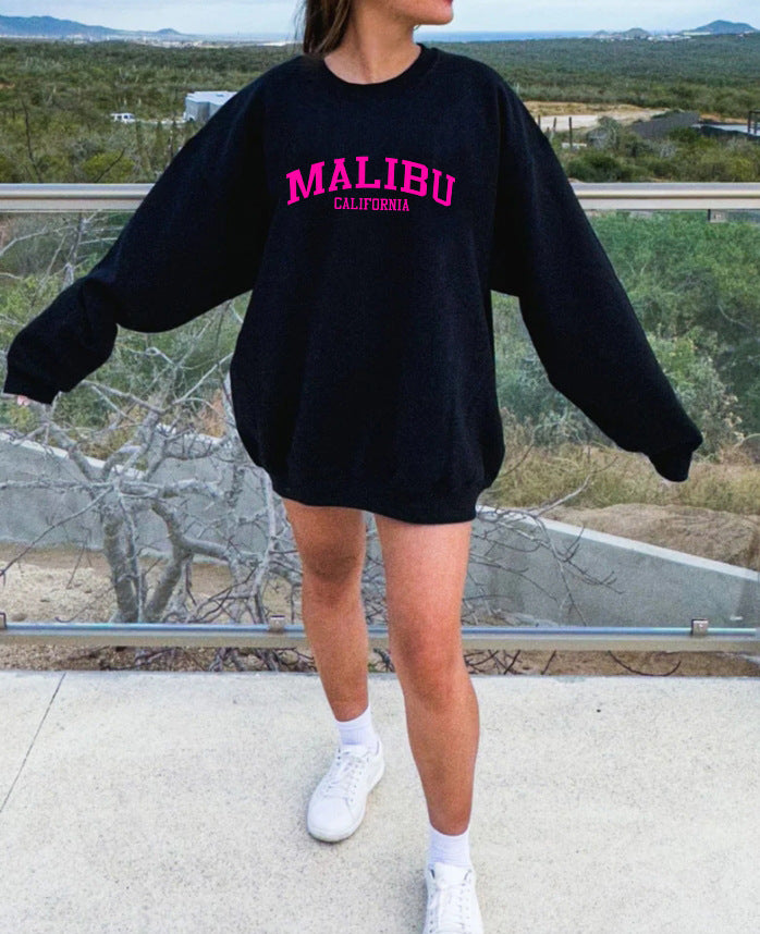 Damen Sweatshirt mit lässigem California-Logo und weichem Material Drune
