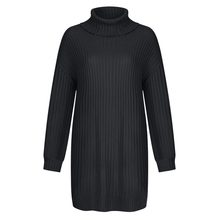 Damen Grobstrick Rollkragenpullover im lässigen Schnitt Drune