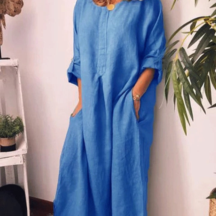 Damen Leichtes Sommerkleid Drune