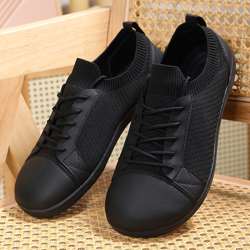 Damen nan gestrickte Schlupfsneaker mit elastischem Schaft und gepolsterter Komfortsohle Drune