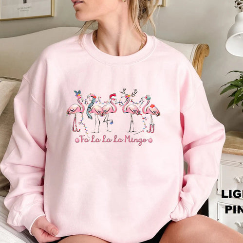 Damen Sweatshirt mit originellem Flamingo-Motiv und lässigem Schnitt Drune