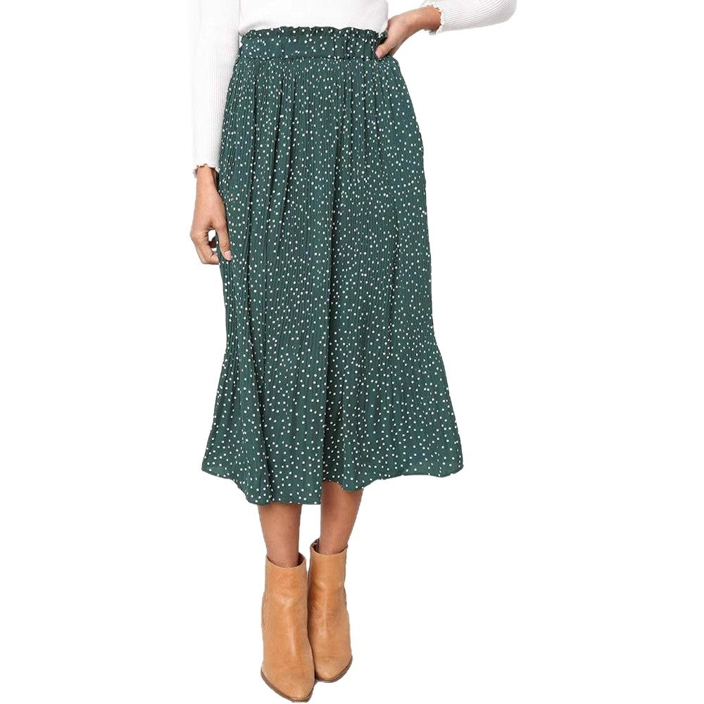 Damen Maxirock mit modischem Animal Print Drune