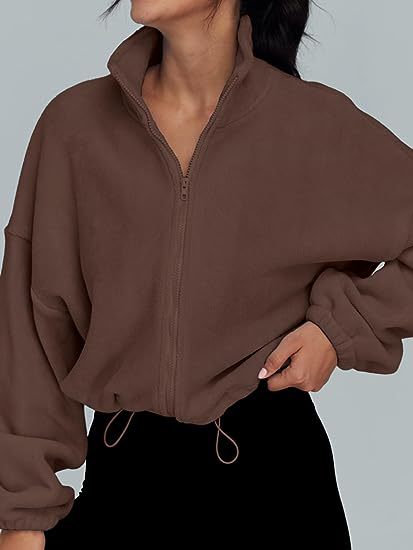 Damen Oversized Sweatshirtjacke Drune