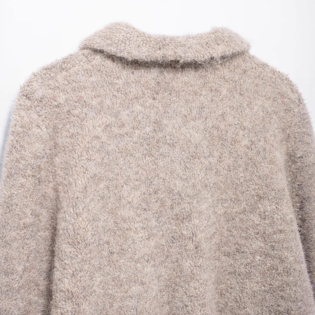 Damen Kochjacke mit dekorativen Knopfdetails Drune