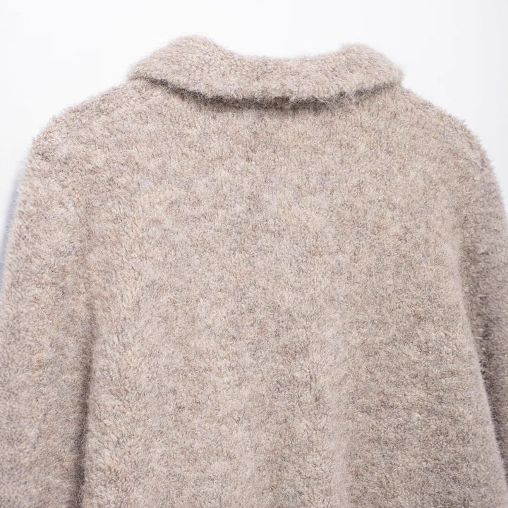 Damen Kochjacke mit dekorativen Knopfdetails Drune