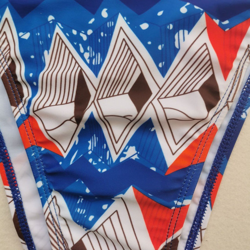 Damen Bikini-Set mit kurzem Oberteil und hohem Beinausschnitt Drune