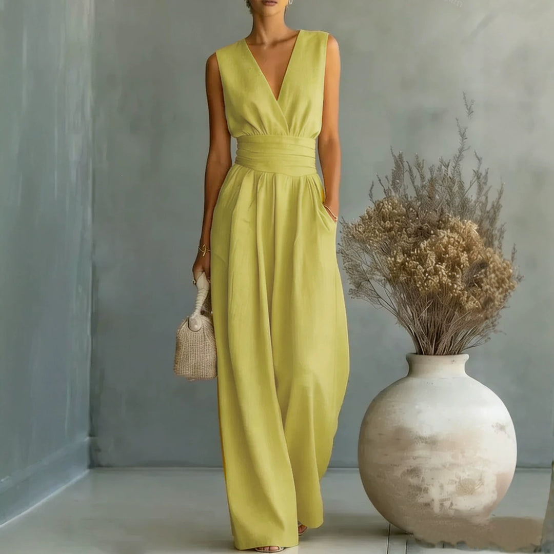 Drune | Eleganter Ärmelloser Jumpsuit Mit Schmeichelhafter Passform