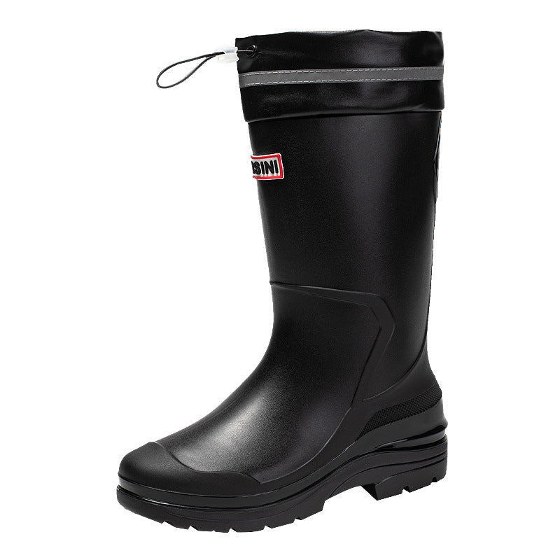 Damen Funktionale Gummistiefel mit verstärktem Knöchelschutz und rutschfester Sohle Drune