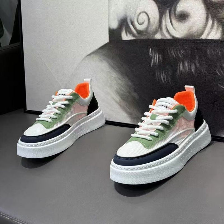 Damen modische Sneakers mit hohem Komfort und trendigen Farbakzenten Drune