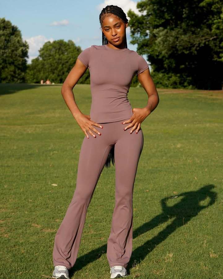 Damen Sportliches Yoga-Outfit Drune