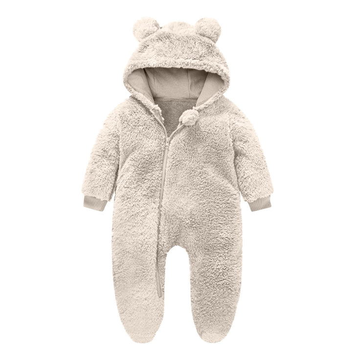 Kleinkind Fleece Overall mit Bärenohren Drune