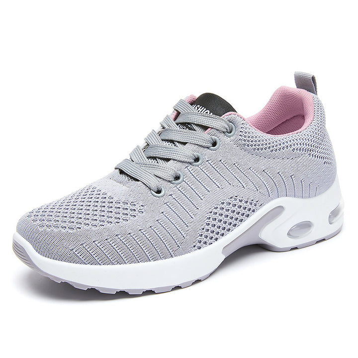 Damen nan gestrickter Komfort-Sneaker mit sichtbarer Air-Unit, entlastender Memory-Fußbett-Einlage und griffiger Profilsohle Drune