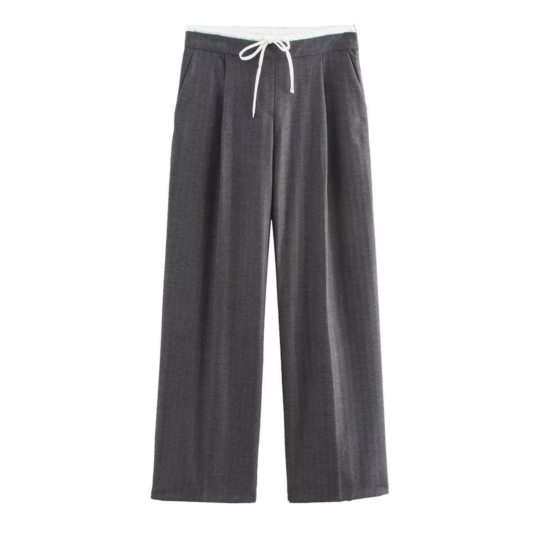 Damen elegante und bequeme Palazzo-Hose Drune