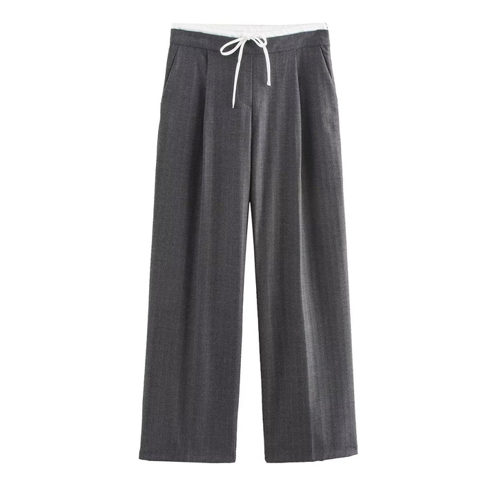 Damen elegante und bequeme Palazzo-Hose Drune