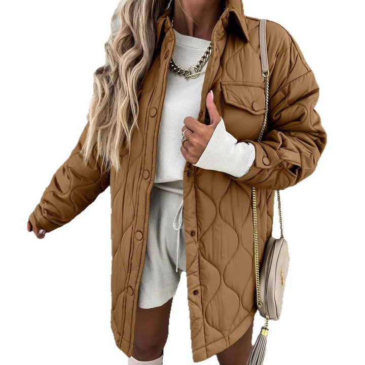 Damen Steppjacke im lässigen Oversized-Stil Drune