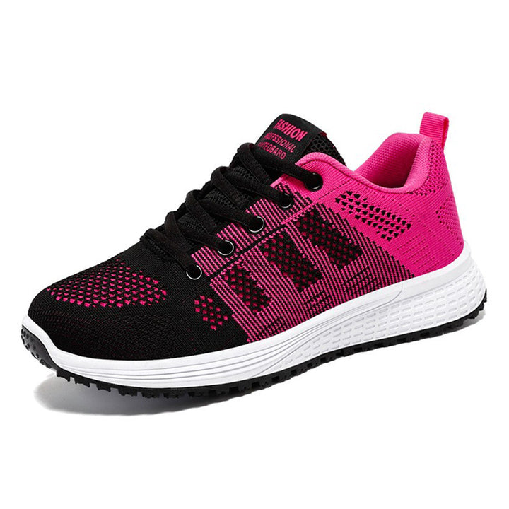 Damen nan atmungsaktiver Strick-Sneaker mit elastischem Sockenfit und dämpfender Komfortsohle Drune