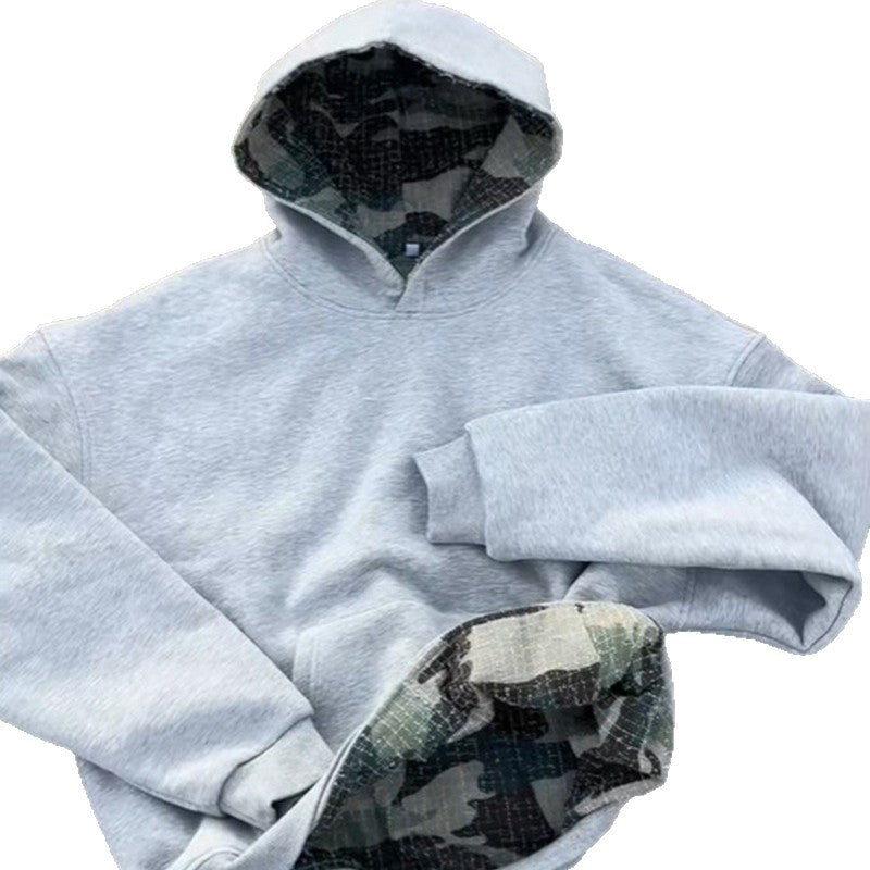 Damen Hoodie mit camouflaged gefüttertem Innenbereich Drune