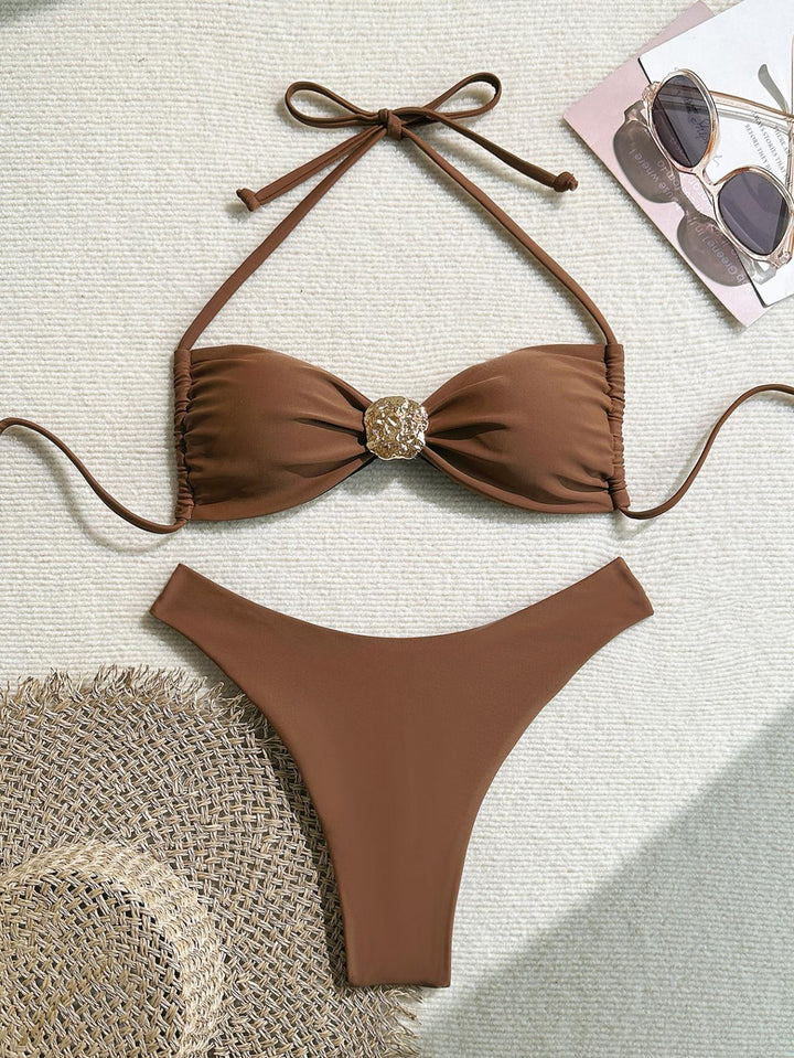Damen Glamouröser Monokini mit modischen Cut-Outs Drune