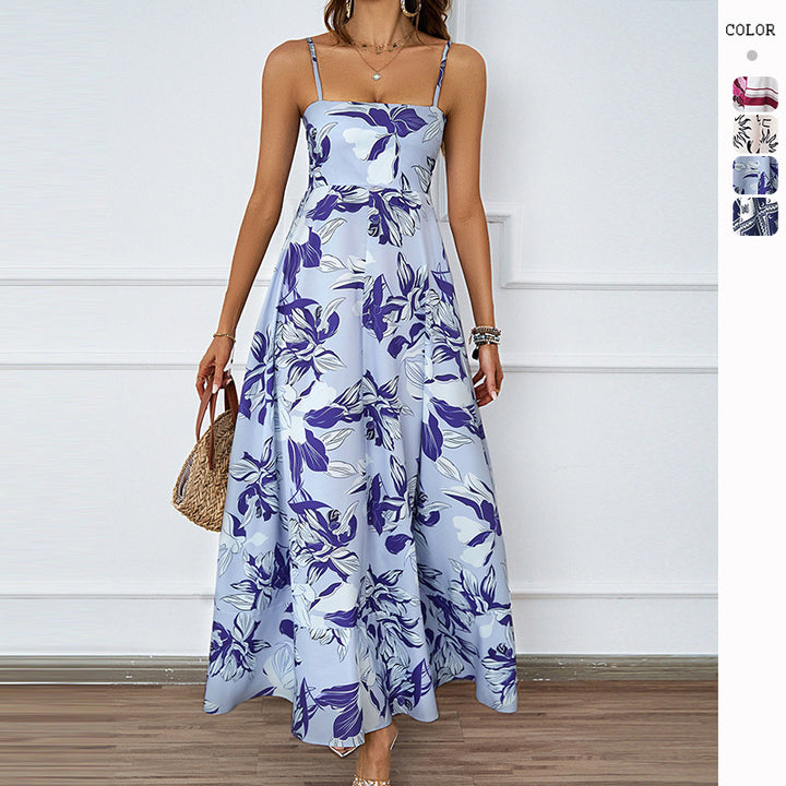 Damen Maxikleid mit grafischem Muster Drune