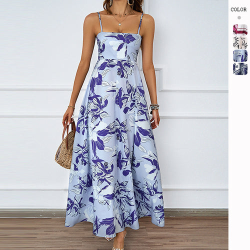 Damen Maxikleid mit grafischem Muster Drune