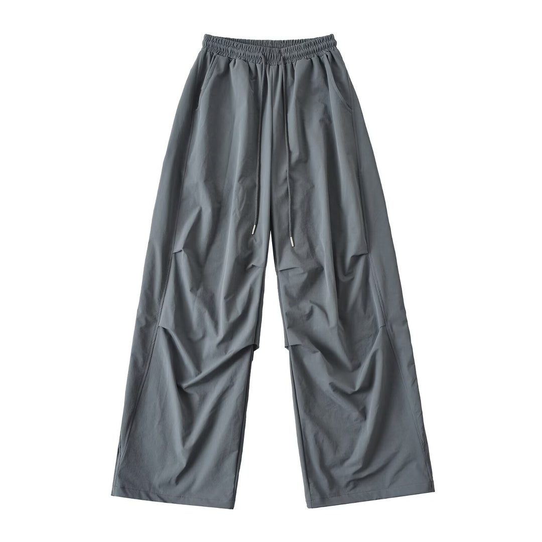 Damen weite Freizeithose mit elastischem Bund und praktischen Seitentaschen Drune