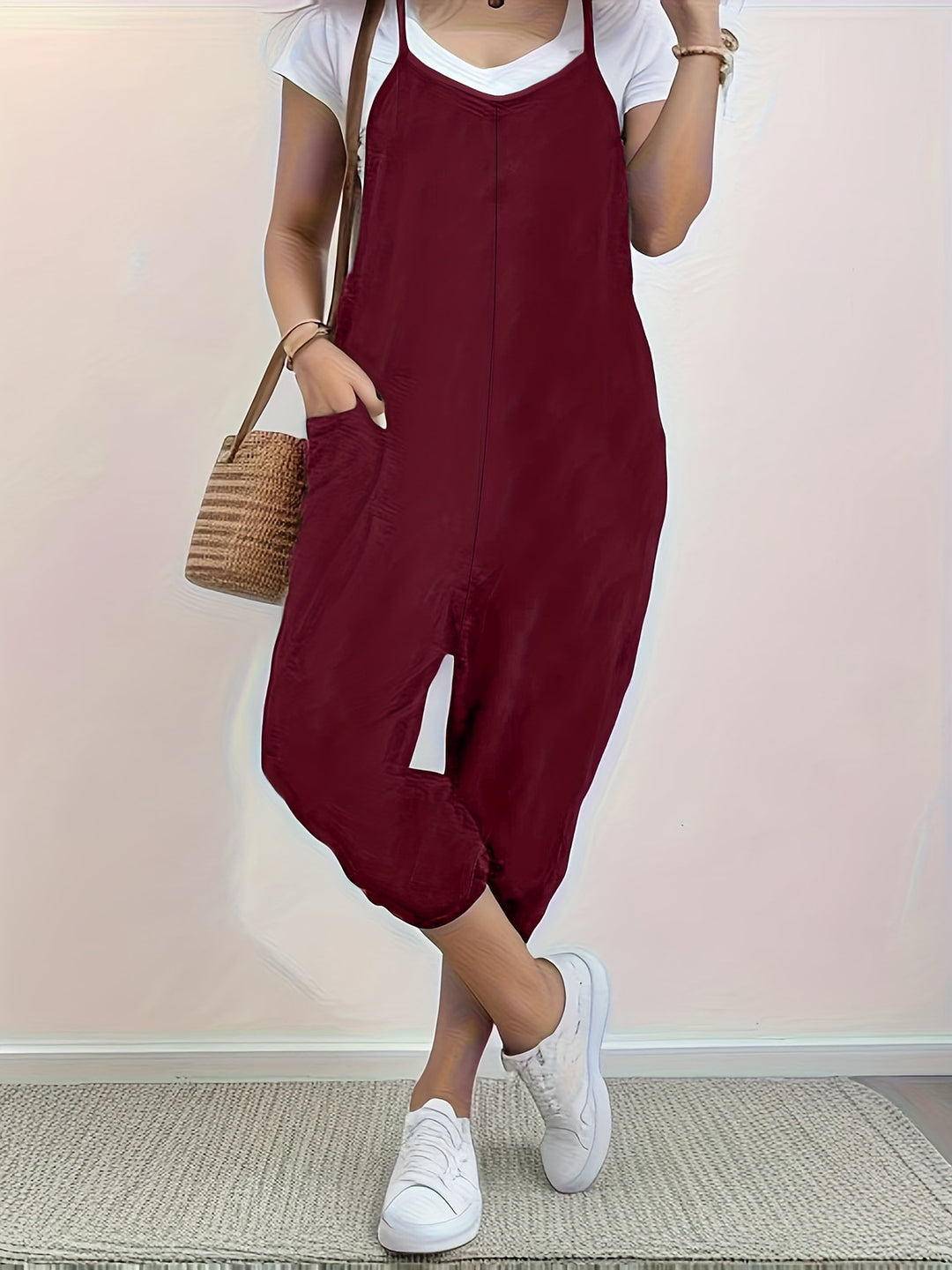 Damen Jumpsuit mit komfortabler Passform und praktischen Taschen Drune