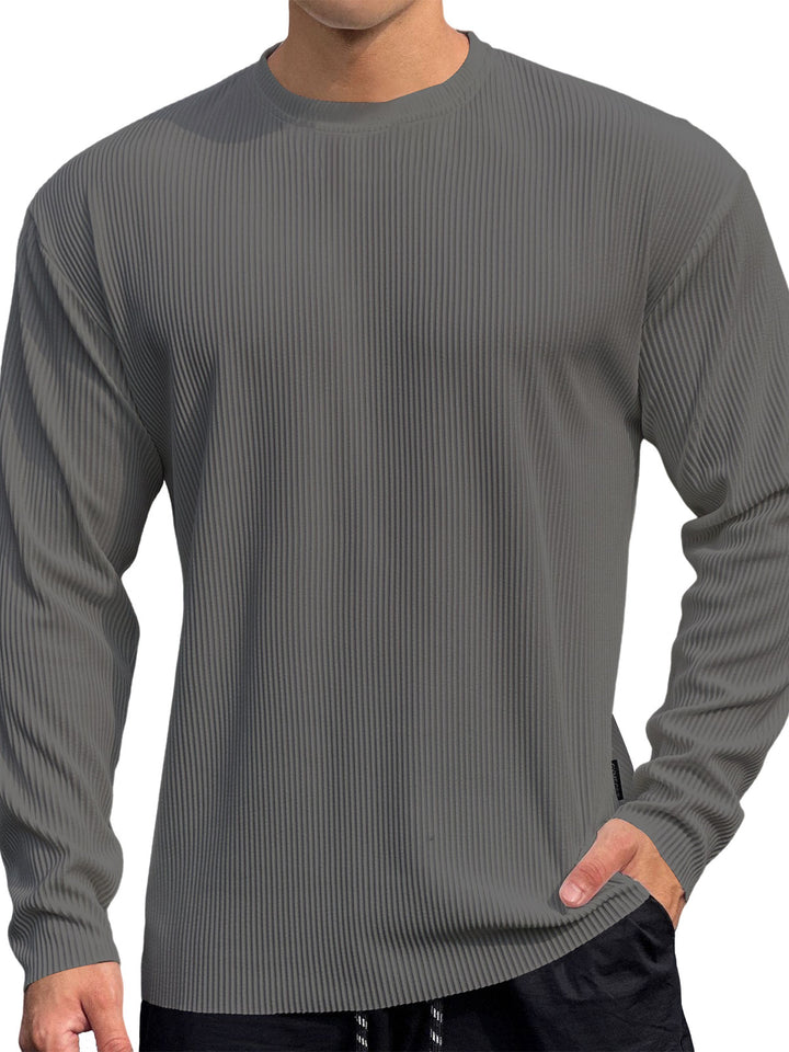 Herren Feinstrickpullover mit strukturiertem Rippenmuster Drune