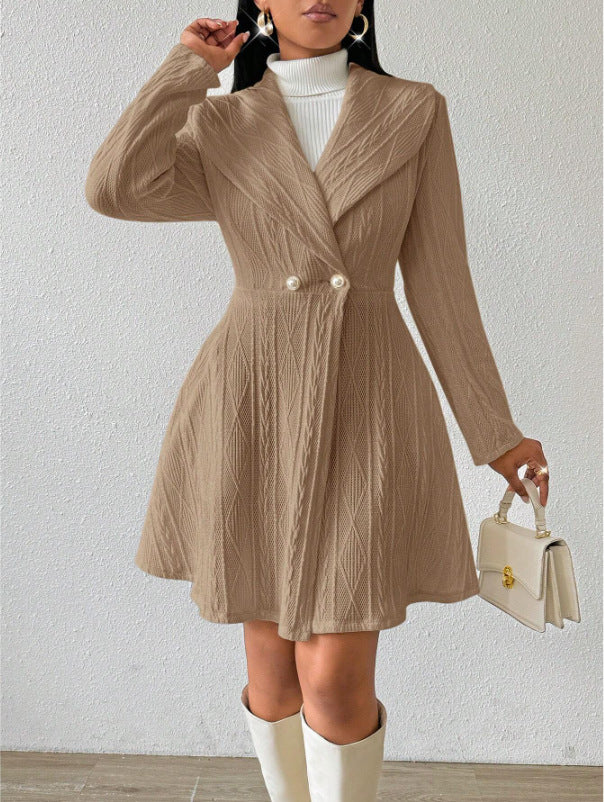 Damen Elegante und bequeme Strickjacke mit hoher Taille Drune
