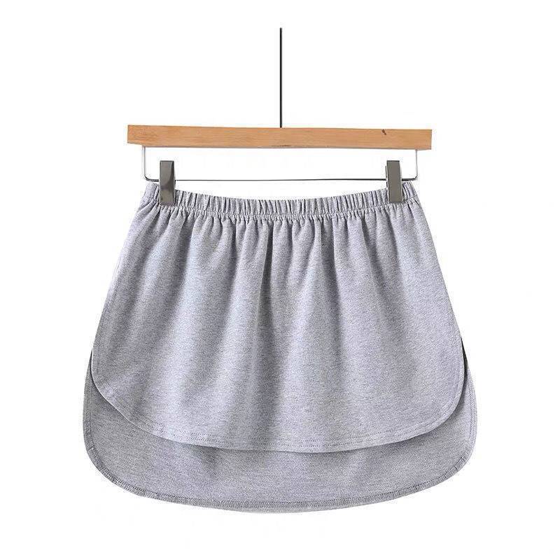 Damen lässiger Jersey-Rock mit elastischem Bund und modischem Streifenmuster Drune