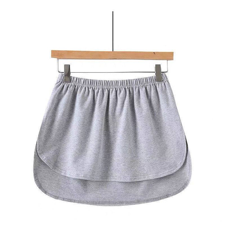 Damen lässiger Jersey-Rock mit elastischem Bund und modischem Streifenmuster Drune