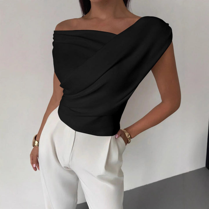 Damen Wickeloberteil mit weichem Stoff und elegantem Design Drune