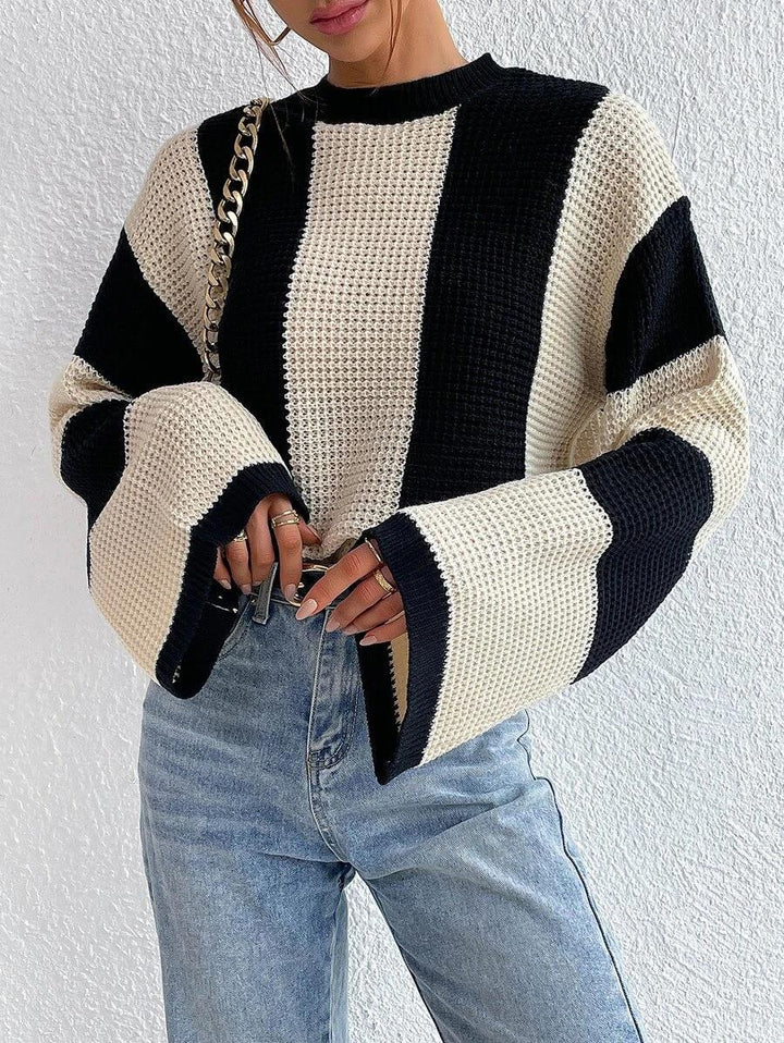 Damen Strickpullover mit oversized Schnitt und atmungsaktivem Design Drune