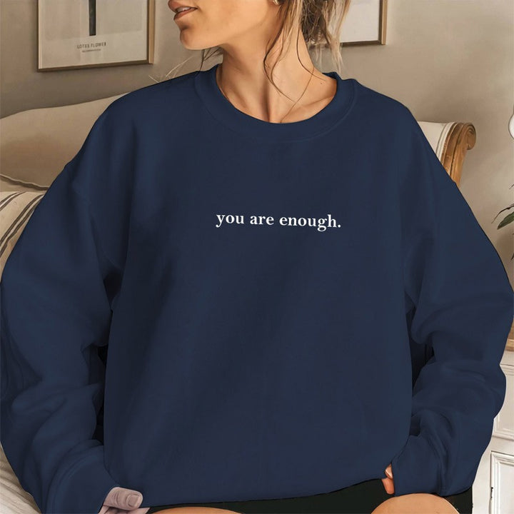 Damen Sweatshirt mit inspirierendem Motiv und gemütlichem Schnitt Drune