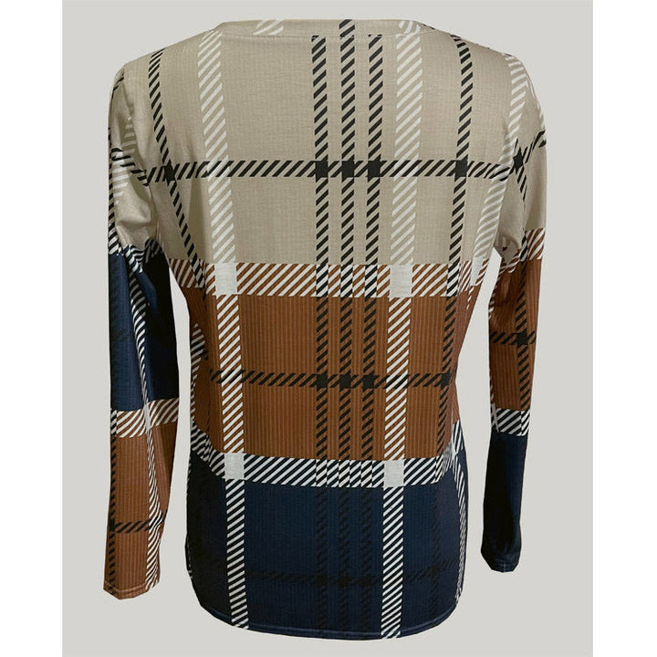 Drune | Bedruckter legerer Pullover Top