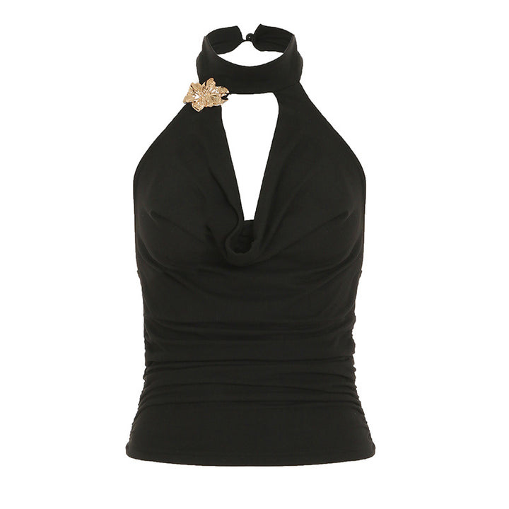 Damen Zweiteiler-Set mit elegantem Crop-Top und raffinierter Maxi-Rock Drune