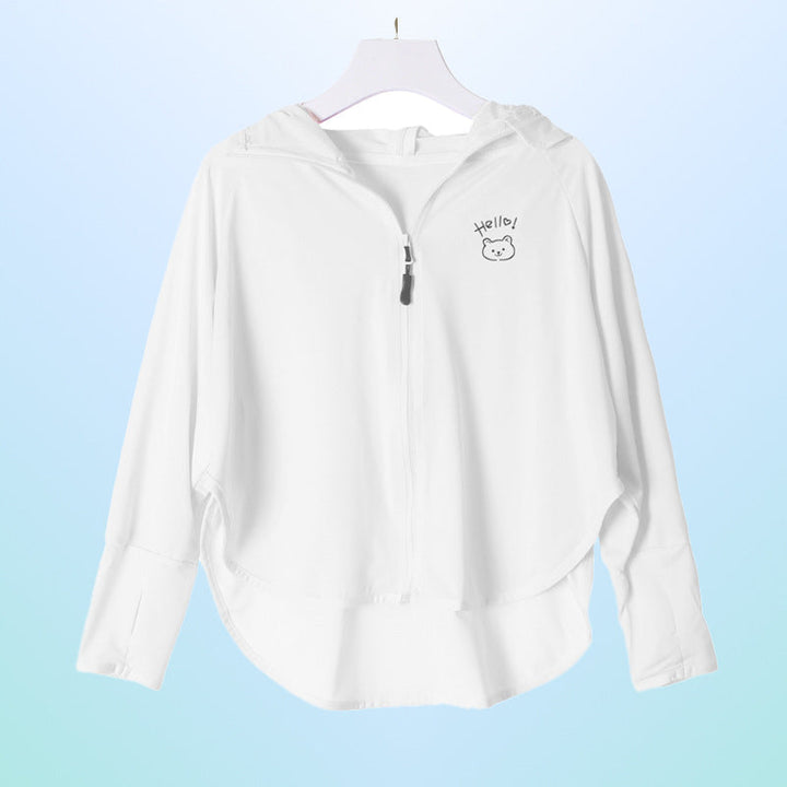 Damen leichte UV-Schutzjacke mit Kapuze Drune