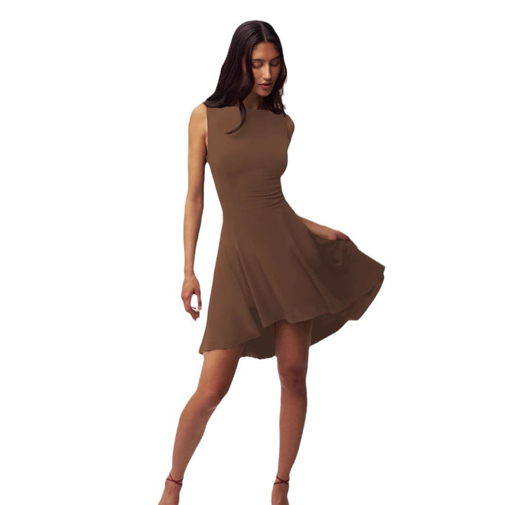 Damen Elegantes asymmetrisches Jumpsuit mit figurbetonendem Schnitt Drune
