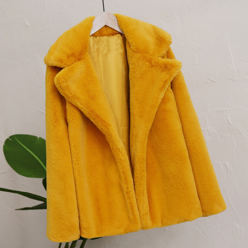 Damen Flauscher Mantel Drune