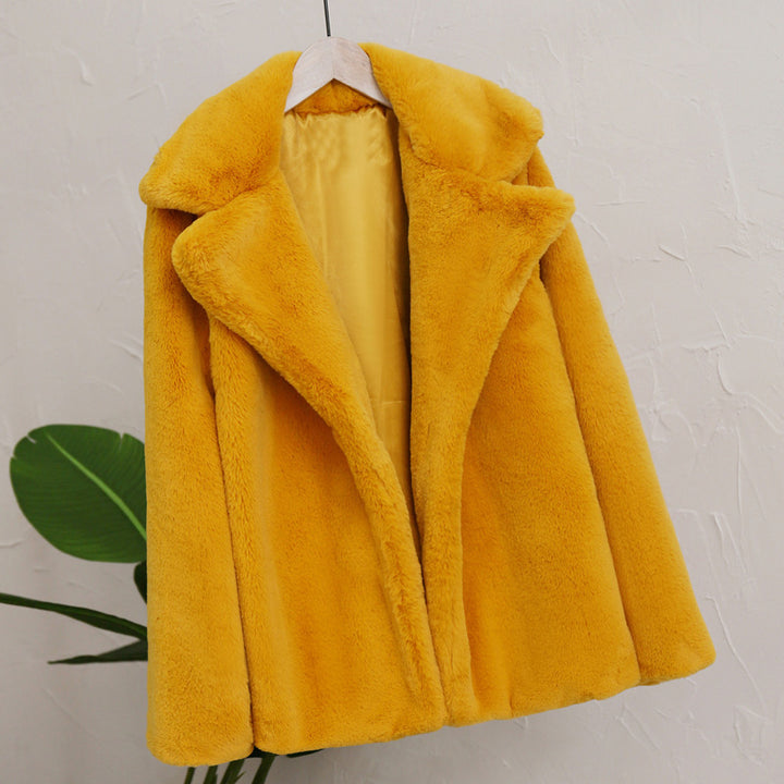 Damen Flauscher Mantel Drune