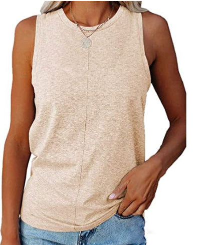 Damen Ärmelloses T-Shirt mit elegantem Schnitt Drune