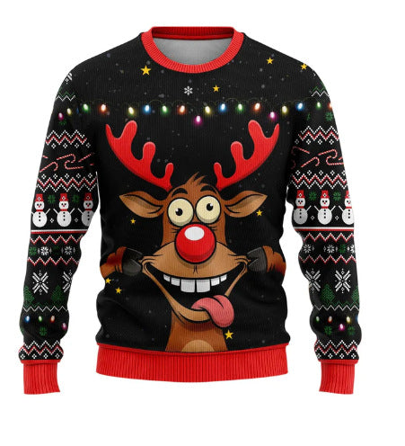 Drune | Vintage Gaming Weihnachtsstrickpullover - Damen